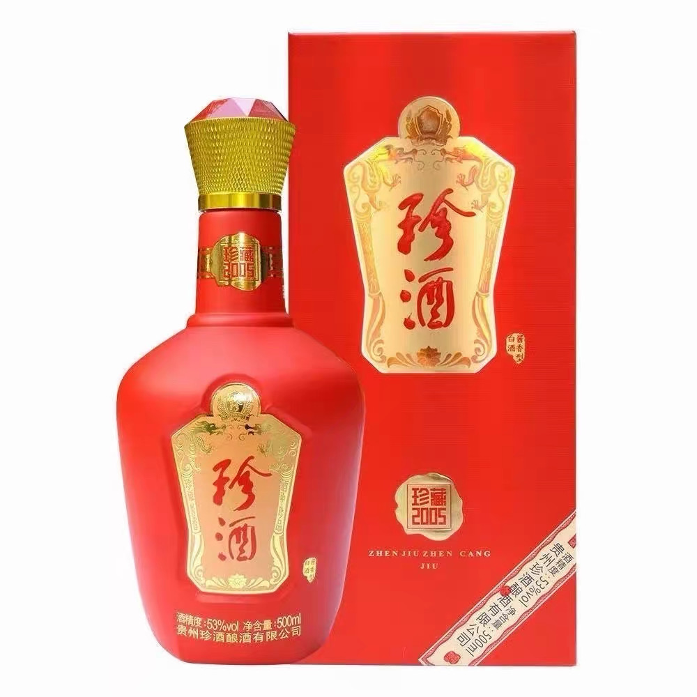 珍酒珍藏2005 53度500ml*1瓶 酱香型白酒