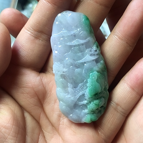 翡翠未镶嵌颈饰天然缅甸翡翠a货