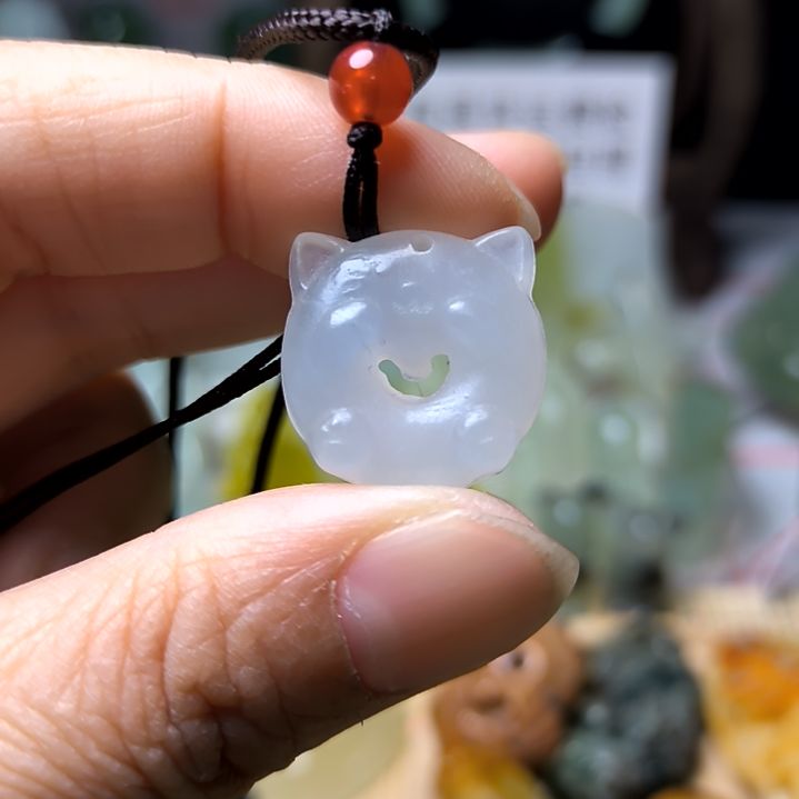 岫玉吊坠(不含链)未镶嵌