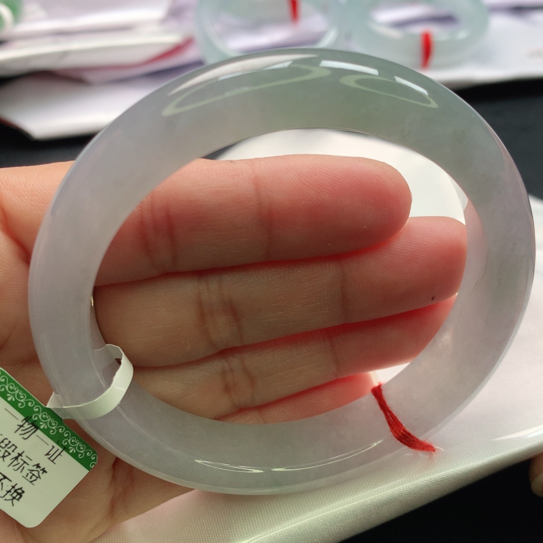 翡翠手镯未镶嵌缅甸57.58