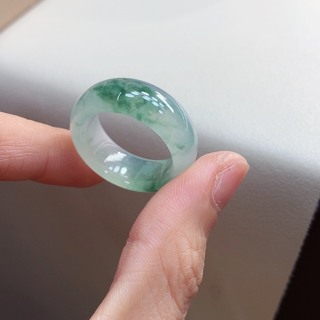 翡翠戒指未镶嵌20-21号