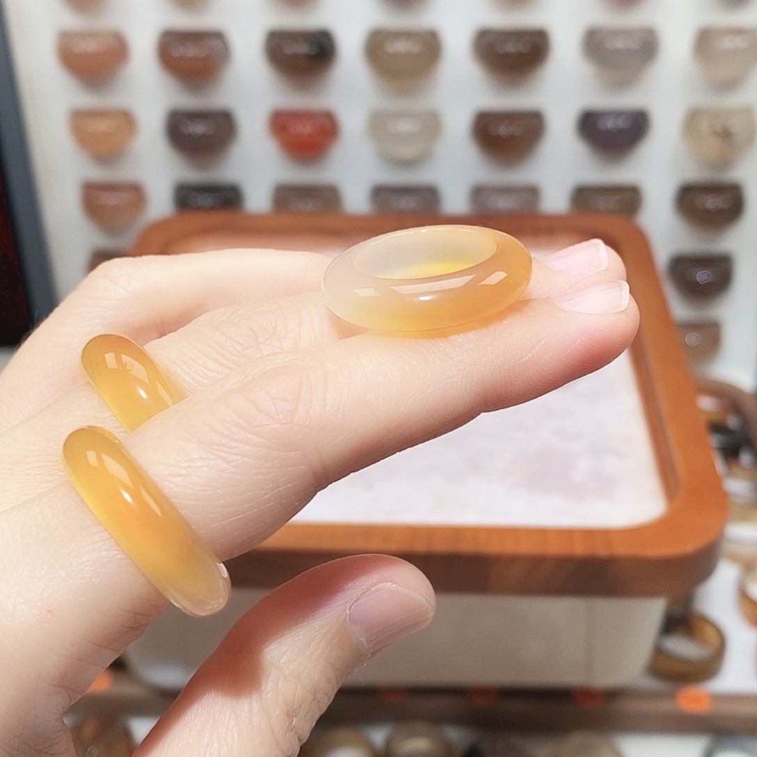 玛瑙/玉髓未镶嵌戒指港14