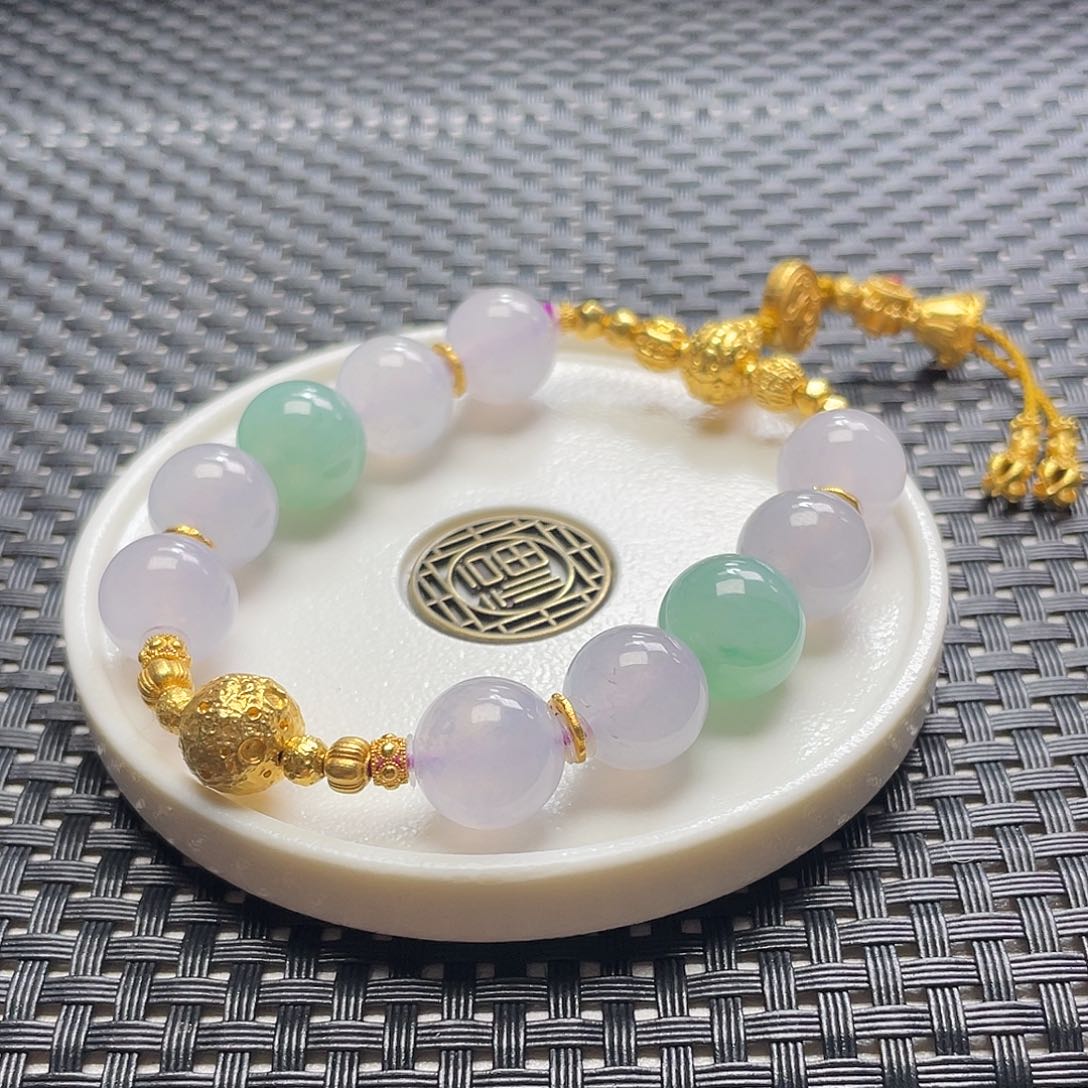 翡翠手链未镶嵌卡12