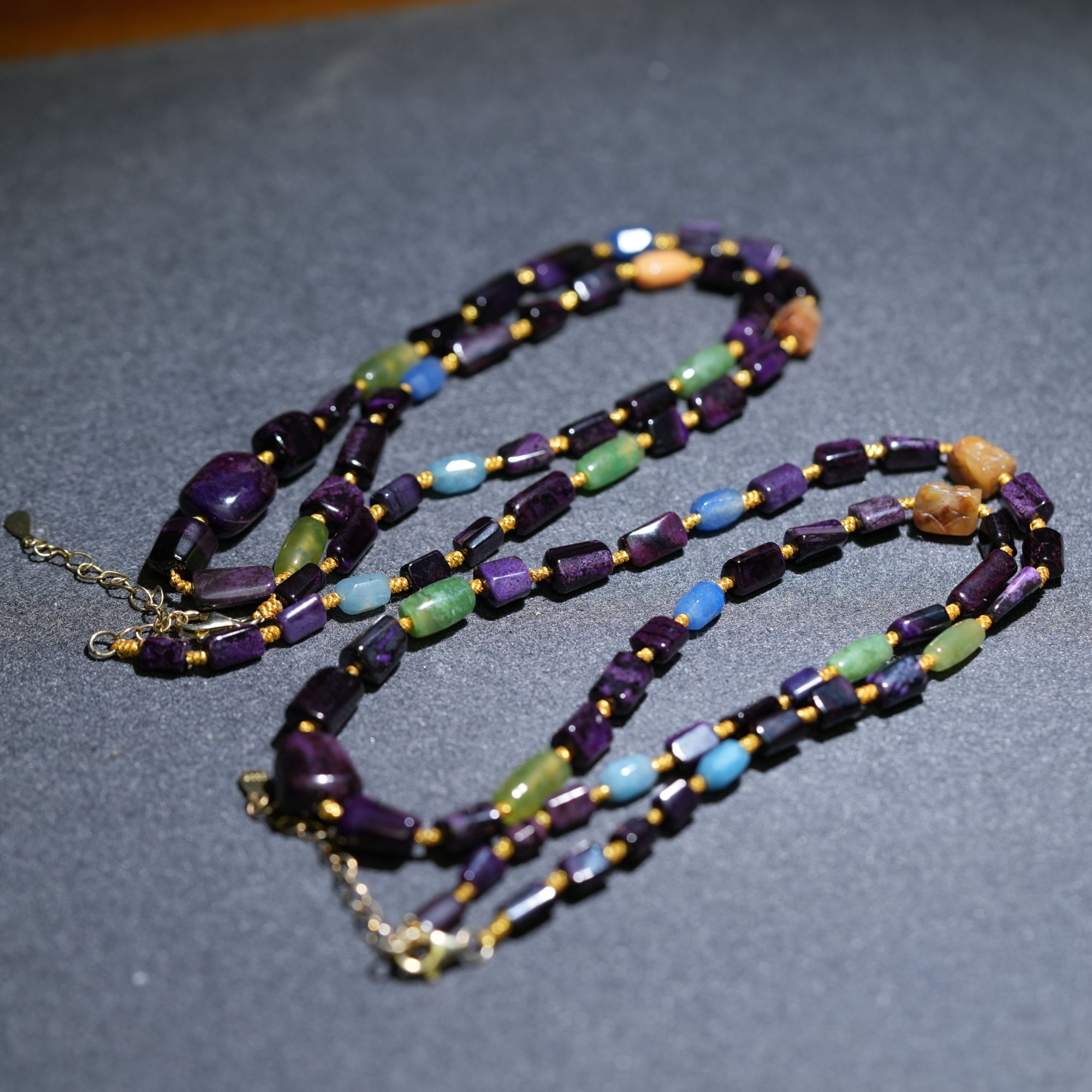 【黑胖珠宝】 QX255舒俱来多宝项链 多样性发一