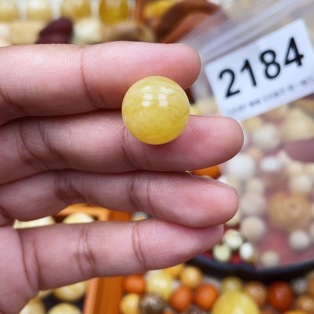五***｀未镶嵌蜜蜡珠宝奇石小坑粉14.7