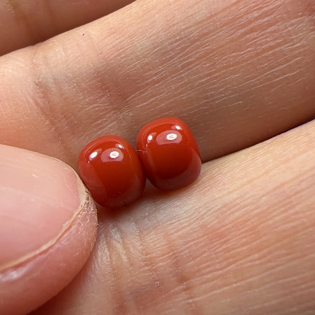 南红玛瑙珠子未镶嵌