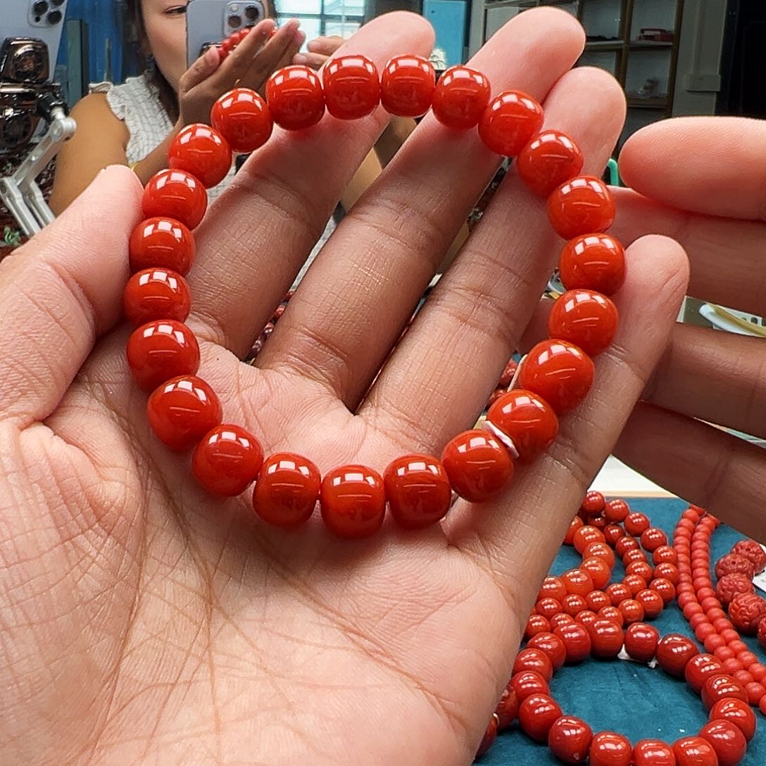 未镶嵌手串南红玛瑙瓦西南红9
