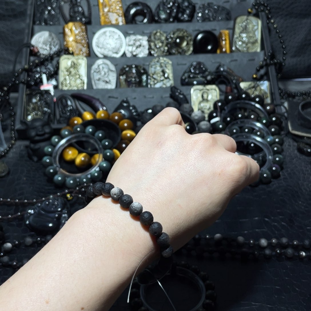 黑曜岩珠宝奇石未镶嵌大**v