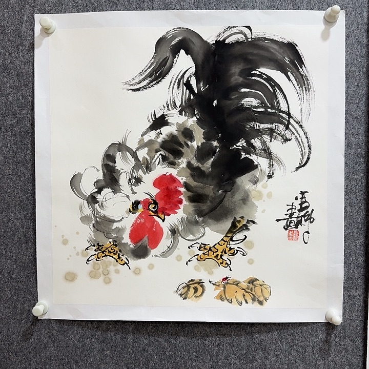 国画娄鹏老师手绘作品