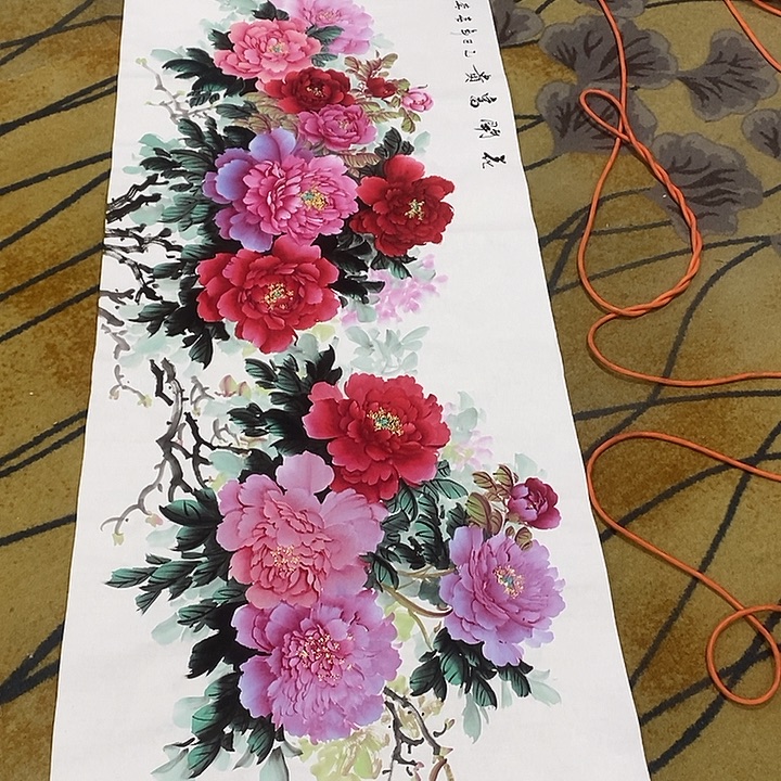 娥***姐国画70/180赵春英手绘画芯