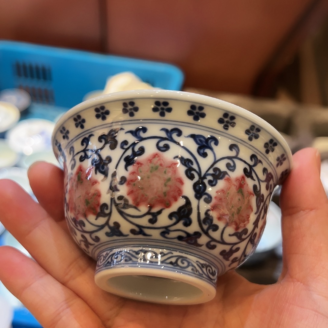 微瑕不晓堂柴窑釉里红