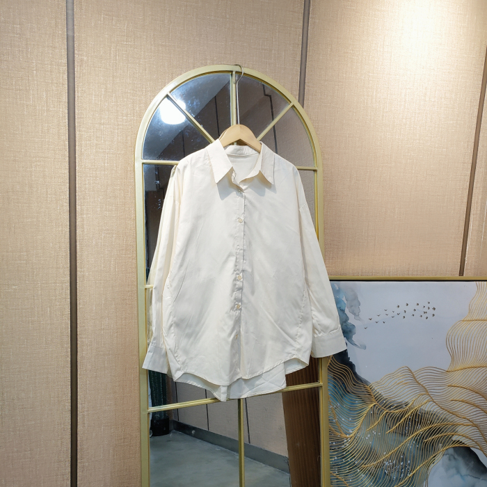 BG345孕妇杏色衬衣100-130