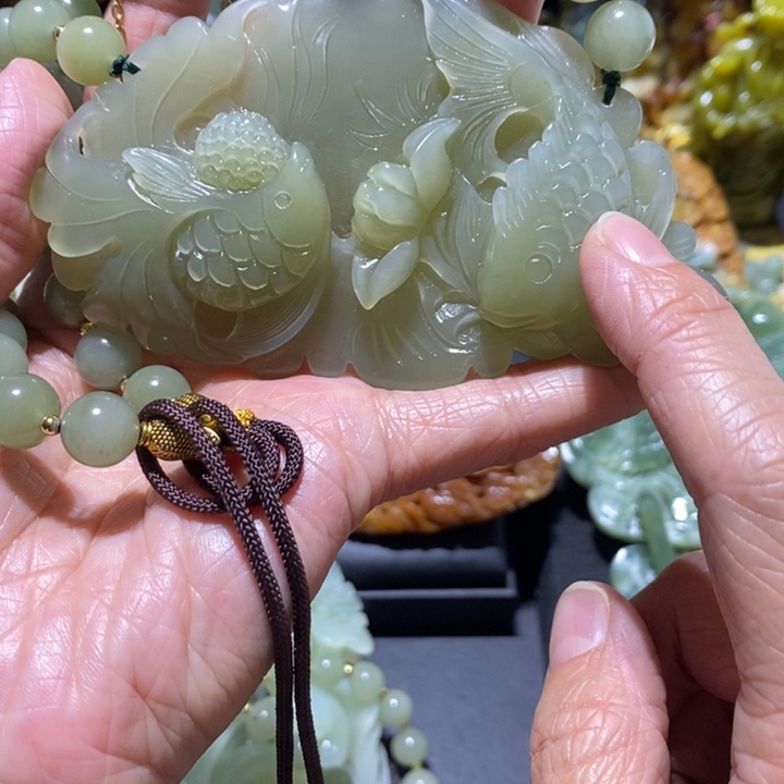 岫玉岫玉吊坠未镶嵌