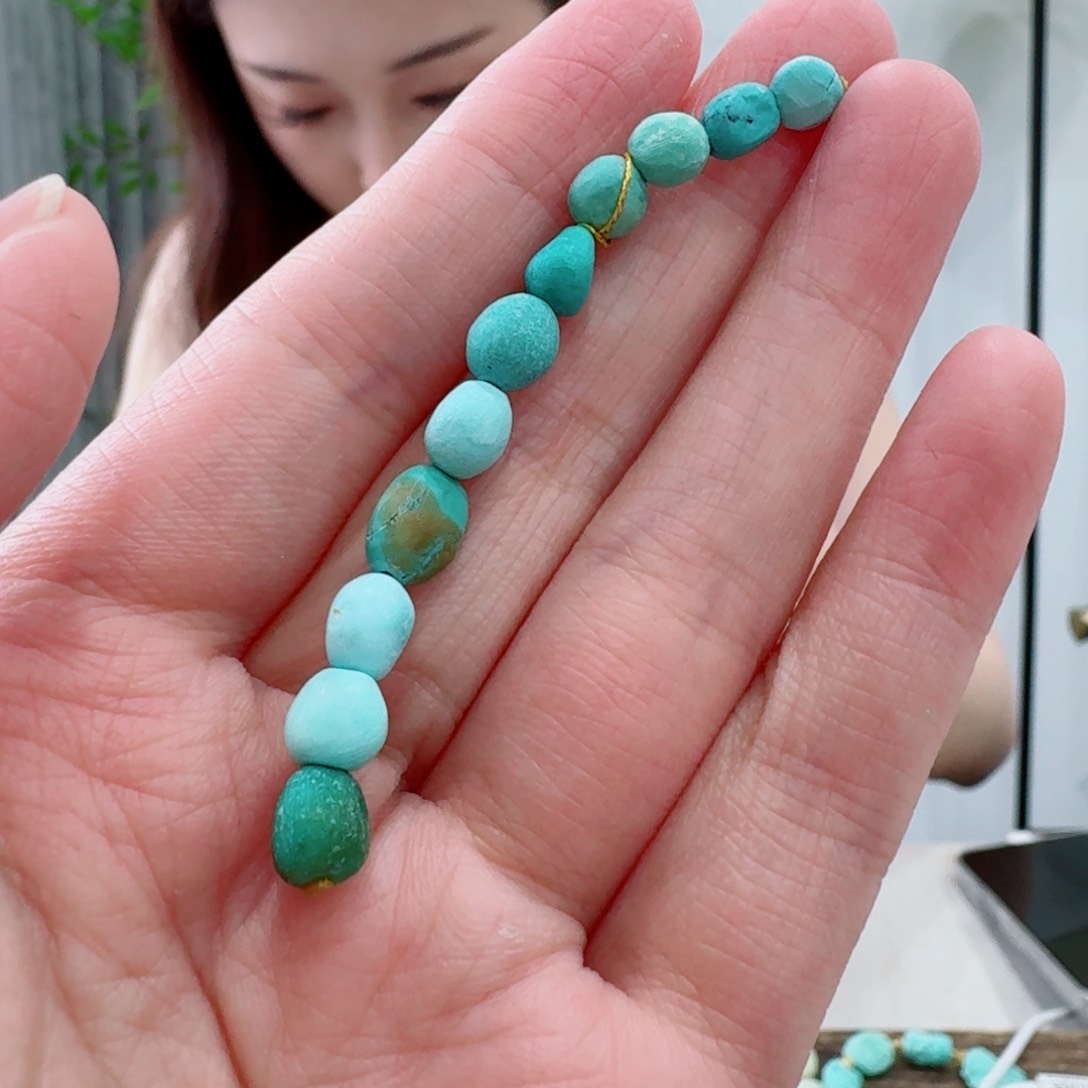 未镶嵌绿松石珠宝奇石