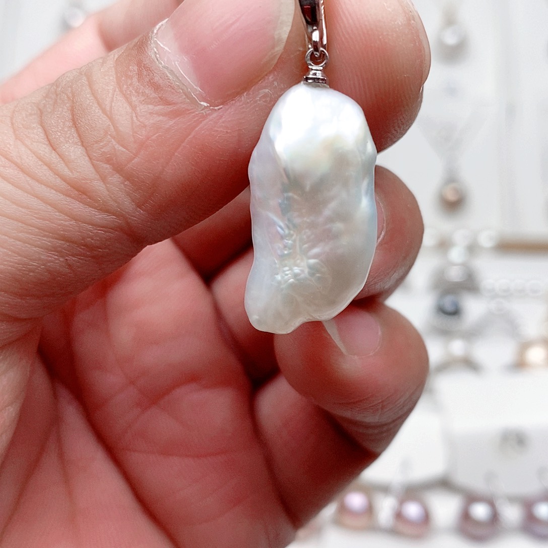 颈饰合金淡水珍珠007