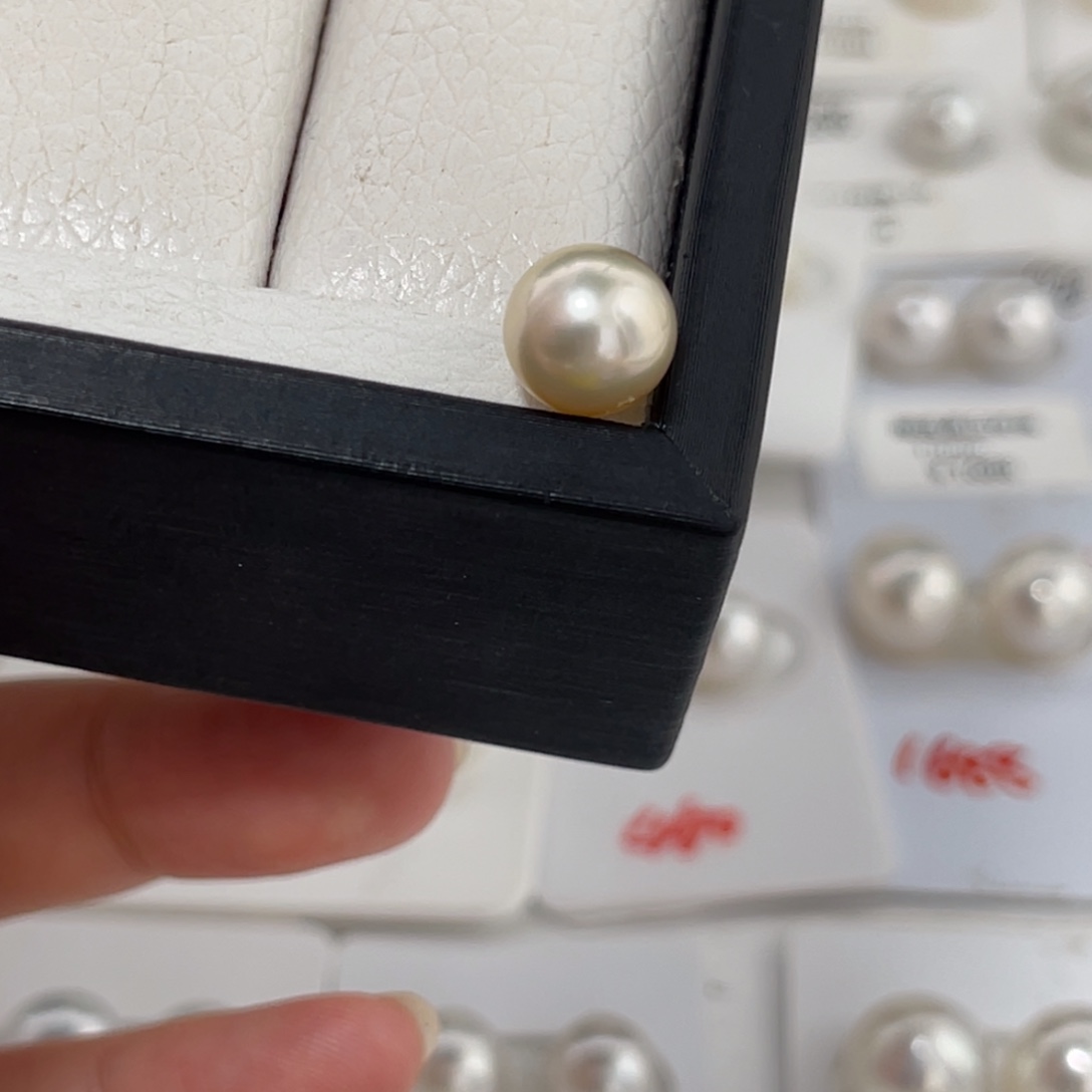 未镶嵌干枯单珠9m m海水珍珠