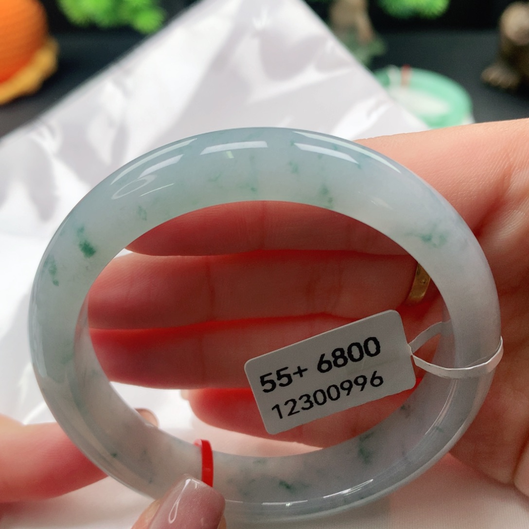 翡翠手镯未镶嵌梧***丝55 56 55 56