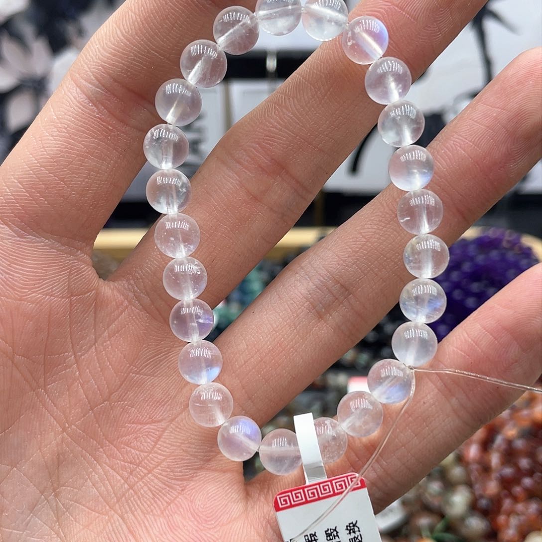 水晶手链未镶嵌蓝月光7+