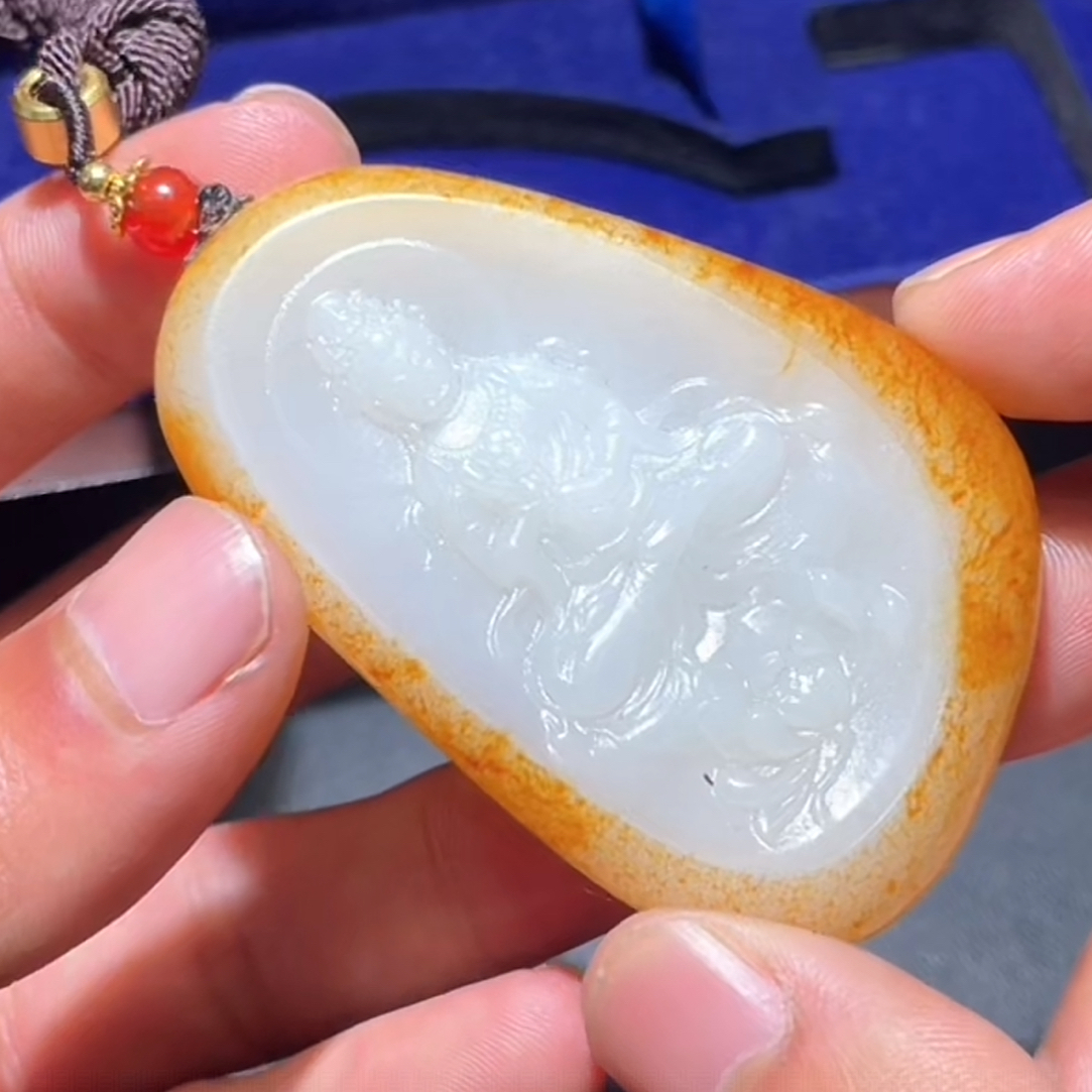 和田玉玉石挂件 d1128拍一发一