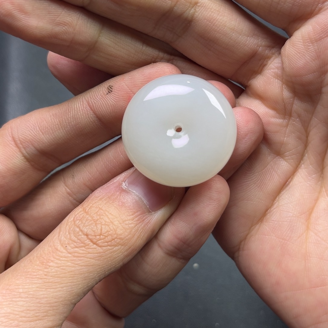 和田玉颈饰未镶嵌多样性钢板料平安扣货头28