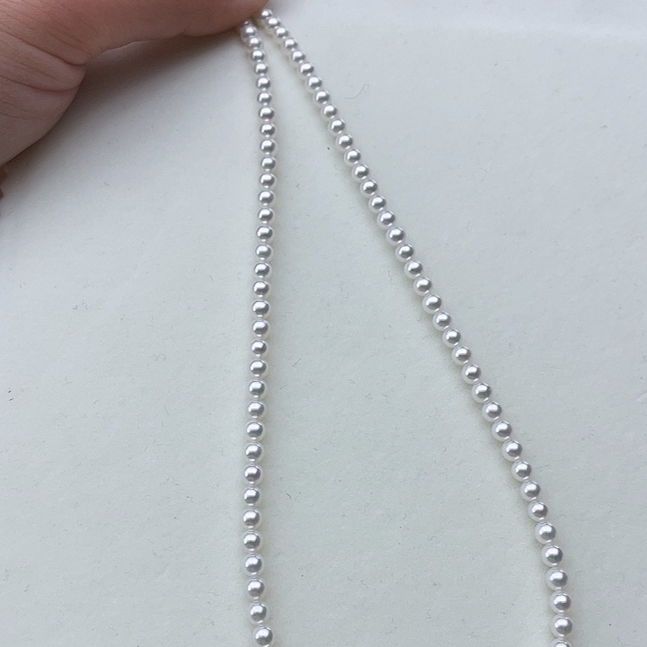 淡水珍珠颈饰18K金镶嵌卡4➕高品极光白炫澳绿➕炫彩毕业级