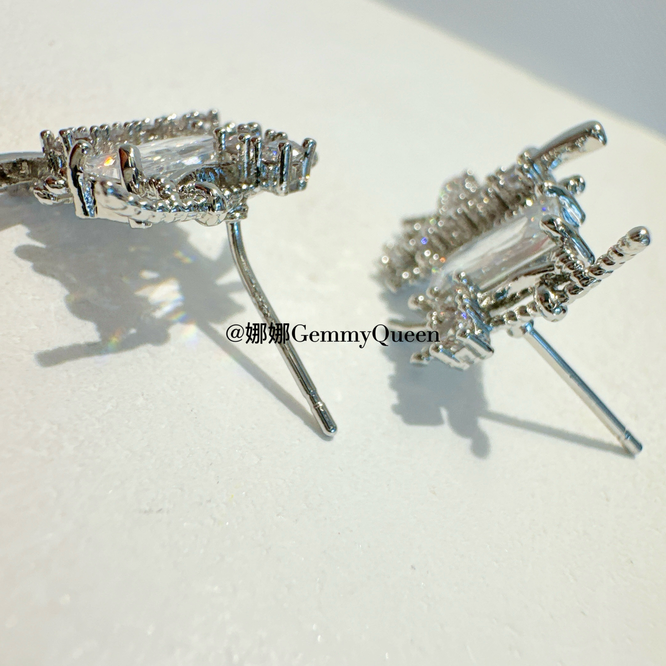 铜合金合成锆石耳饰 娜娜GemmyQueen耳环GQ04589