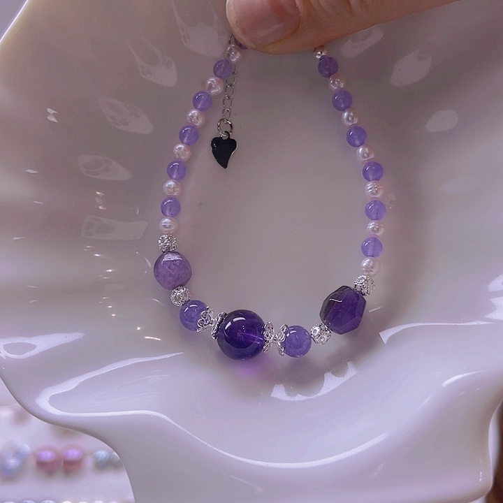 淡水珍珠手绳合金