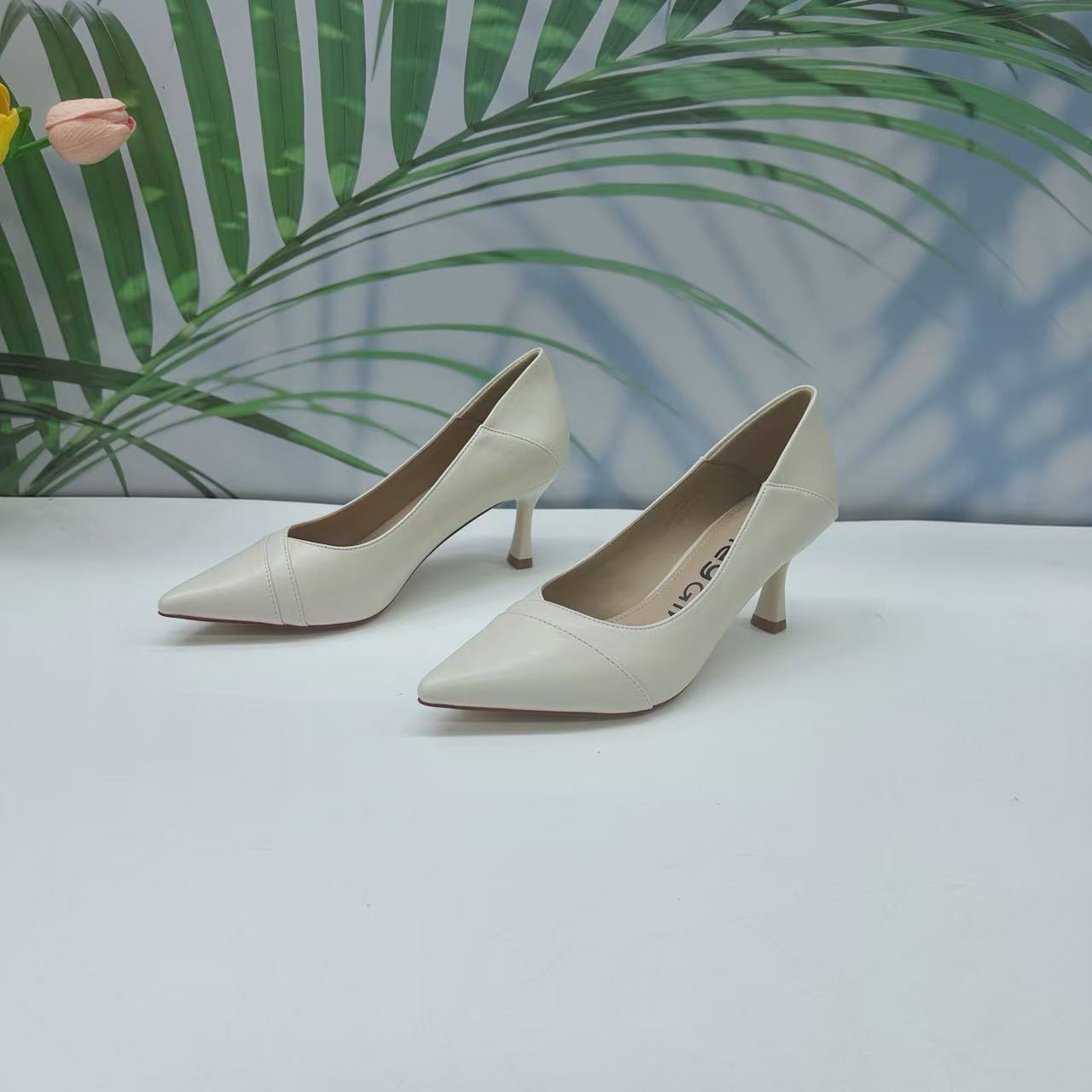 小强家女鞋新款百搭爆款舒适高跟鞋（H50-16-2  ）（HG23SP34-XT162）