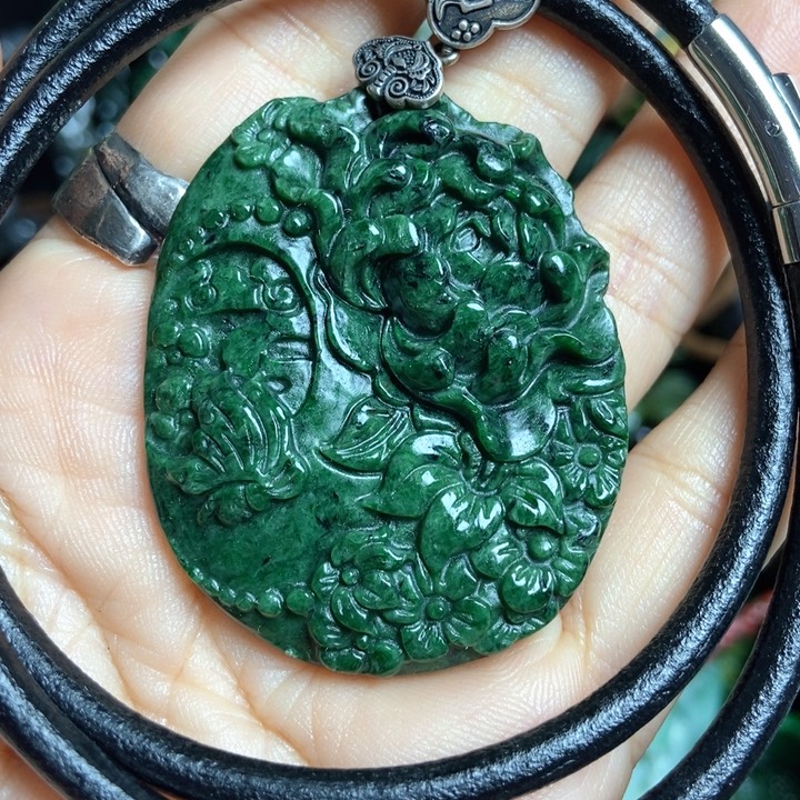 翡翠挂件未镶嵌棒*糖福利吊坠漏一个