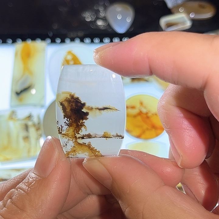 玛瑙/玉髓未镶嵌吊坠(不含链)