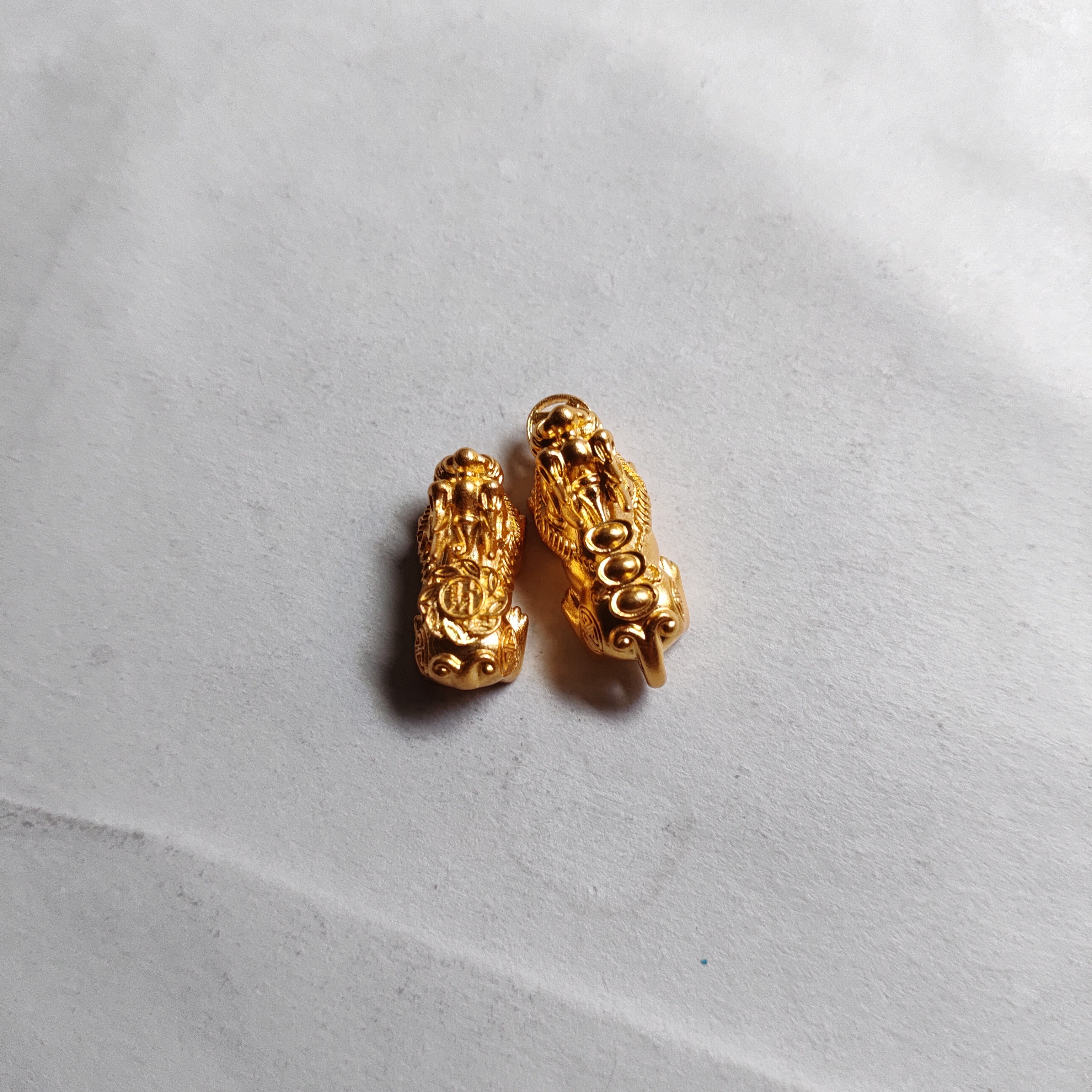 金元宝足金999貔貅珠子首饰