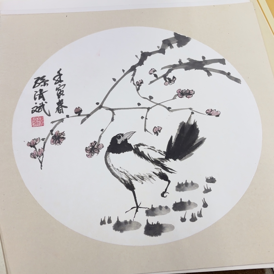 国画50-50卡纸作品童