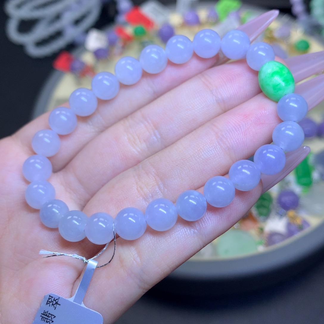 翡翠未镶嵌颈饰天然