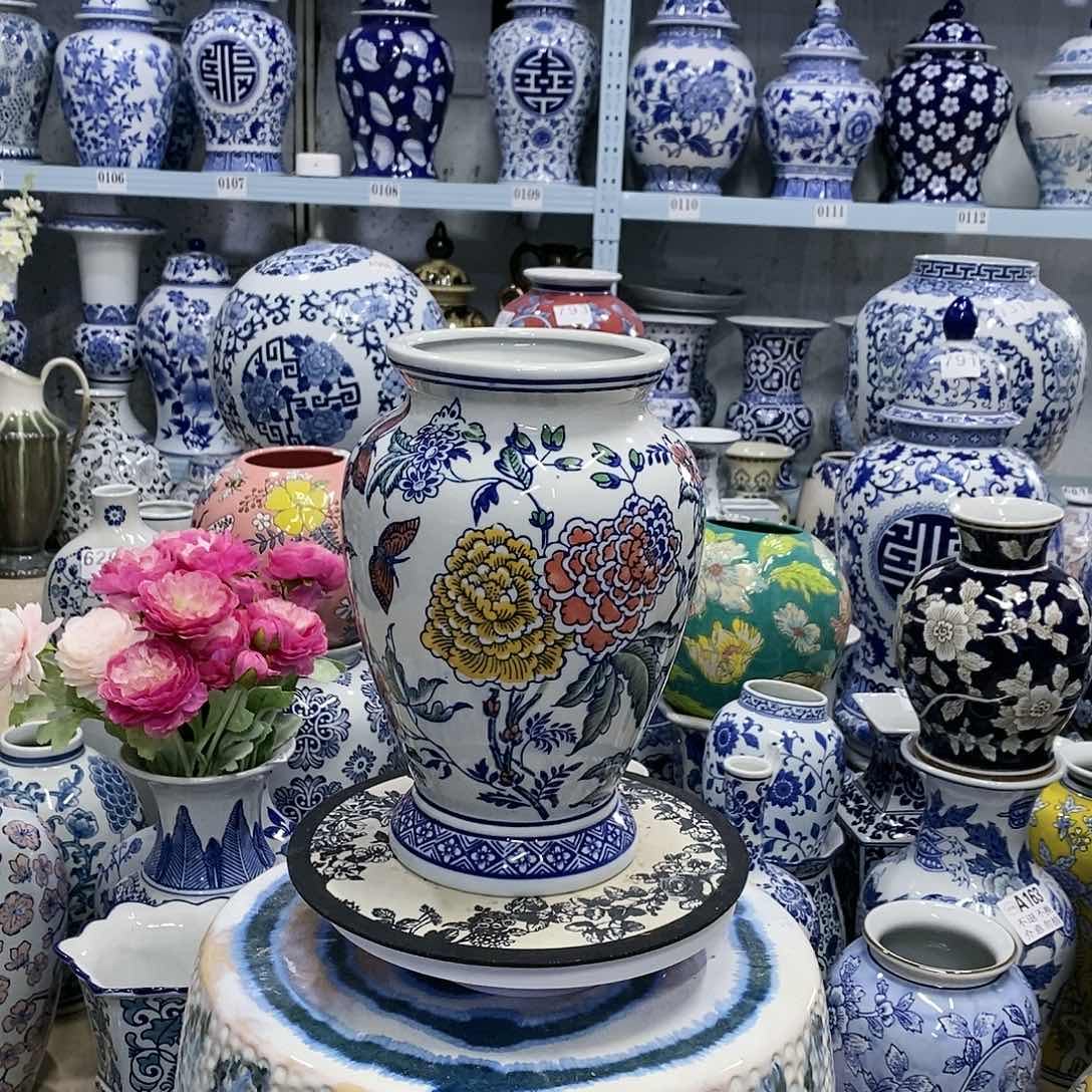 【闪购商品】摆件高脚花瓶瓷器…………………………