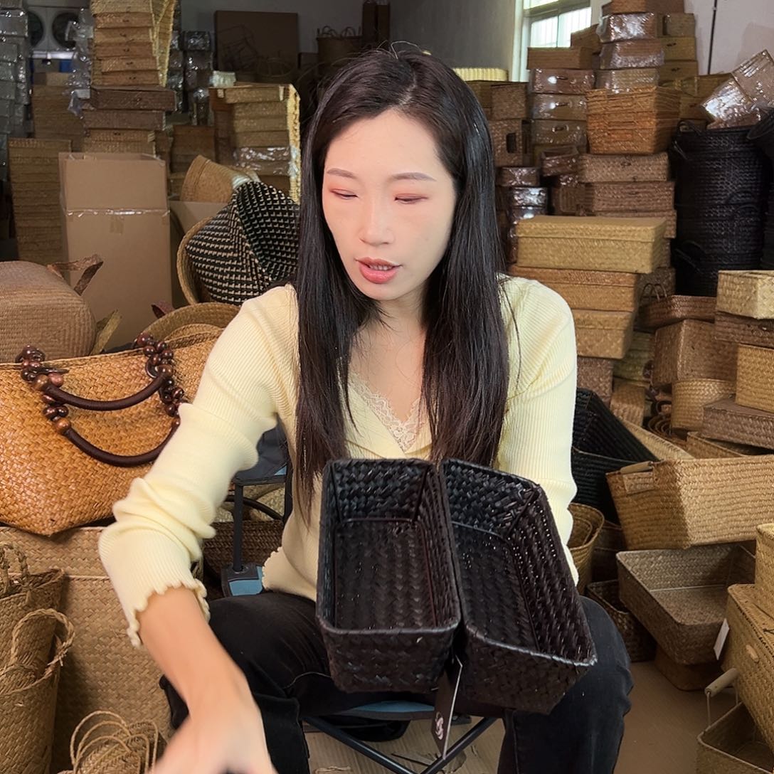 草编包/草编收纳盒微瑕疵