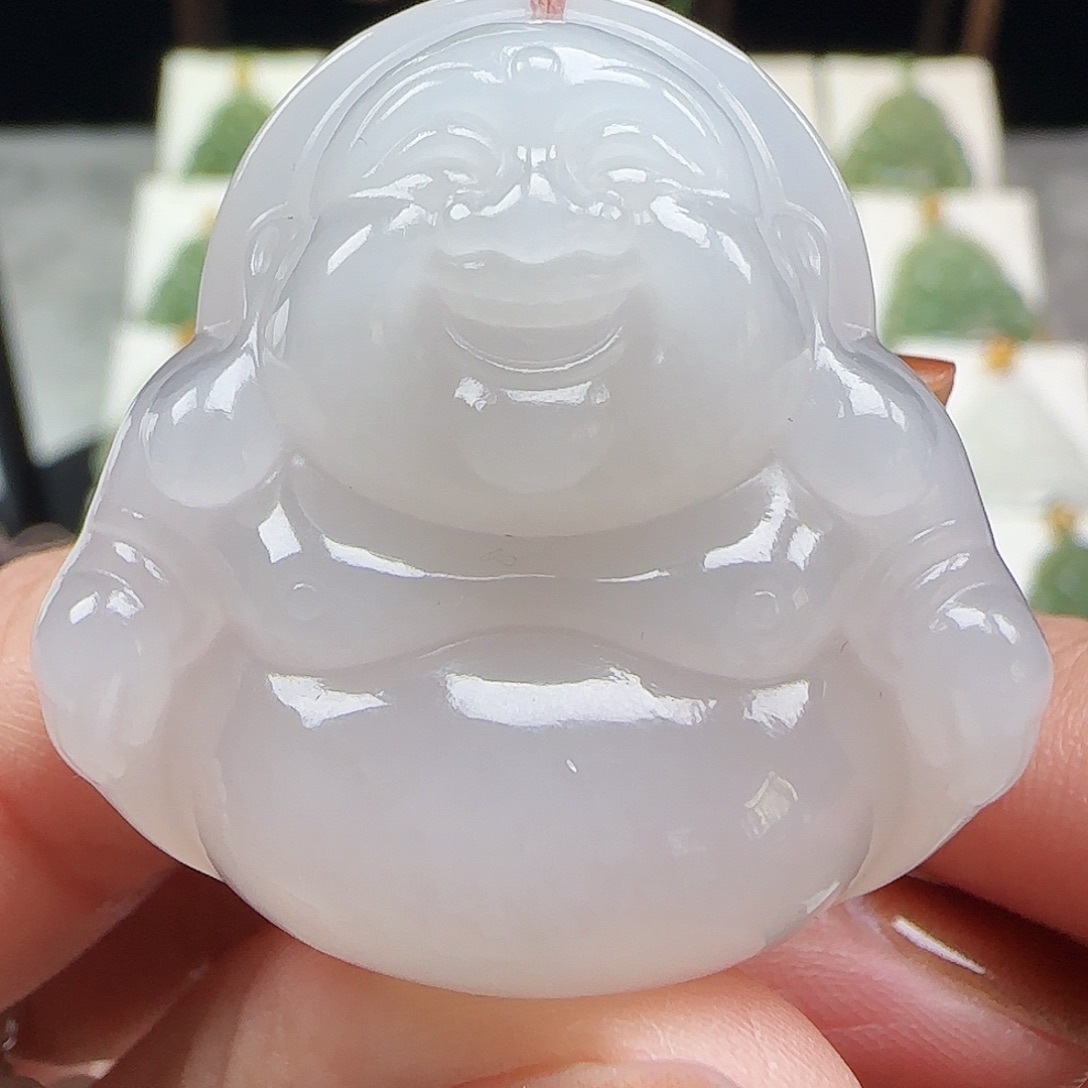 和田玉未镶嵌吊坠(赠链)