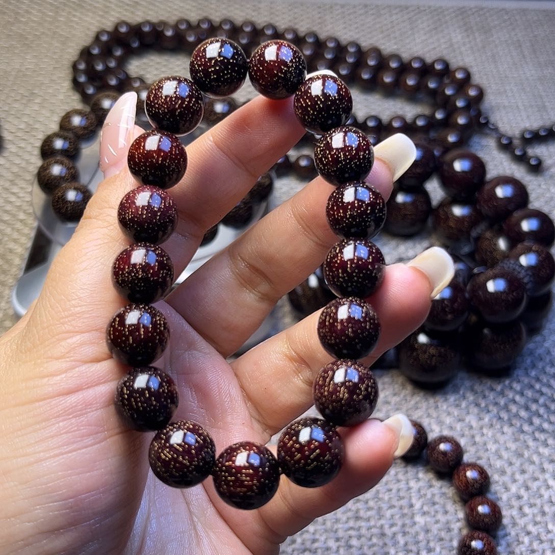 檀香紫檀（小叶紫檀）1.2 17颗爆星