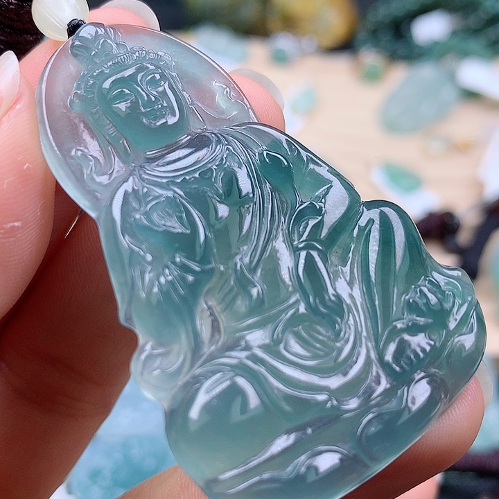 【闪购商品】翡翠颈饰未镶嵌下****。翡翠吊坠