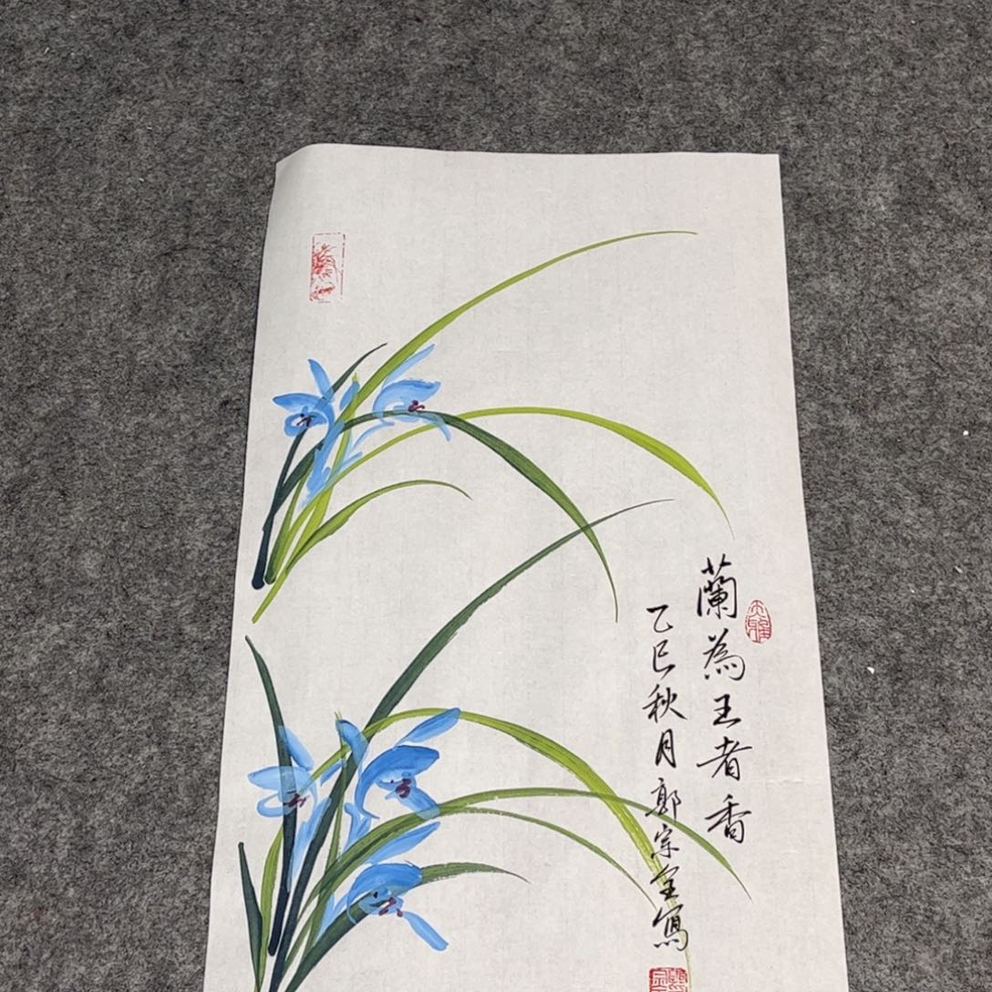 国画12.10纯手绘无边框作品