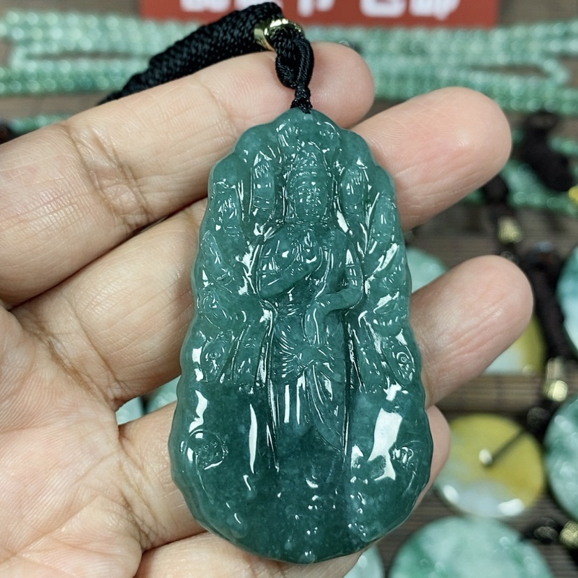 【闪购商品】翡翠颈饰未镶嵌海***海玉吊坠翡翠玉