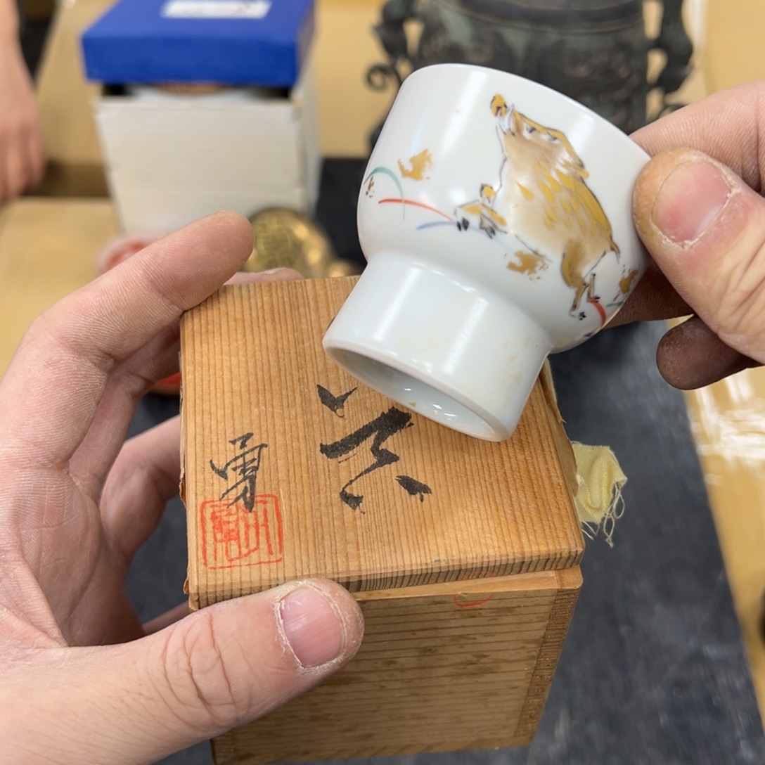 陶瓷中古工艺品摆件