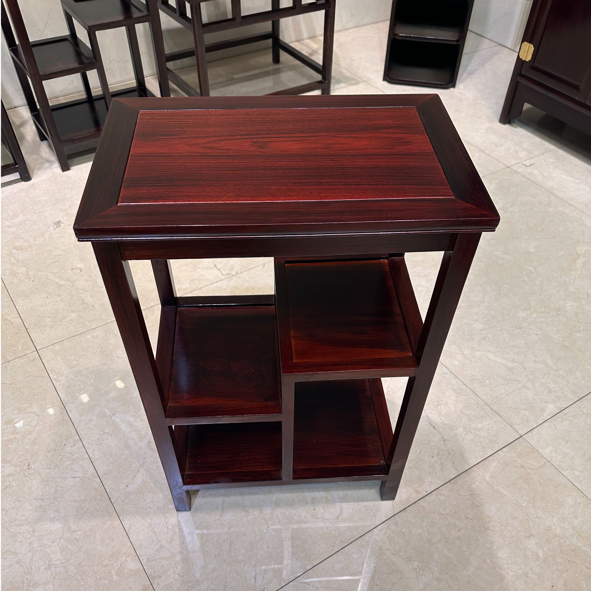 南美黑酸枝置物架储物架家用电话几