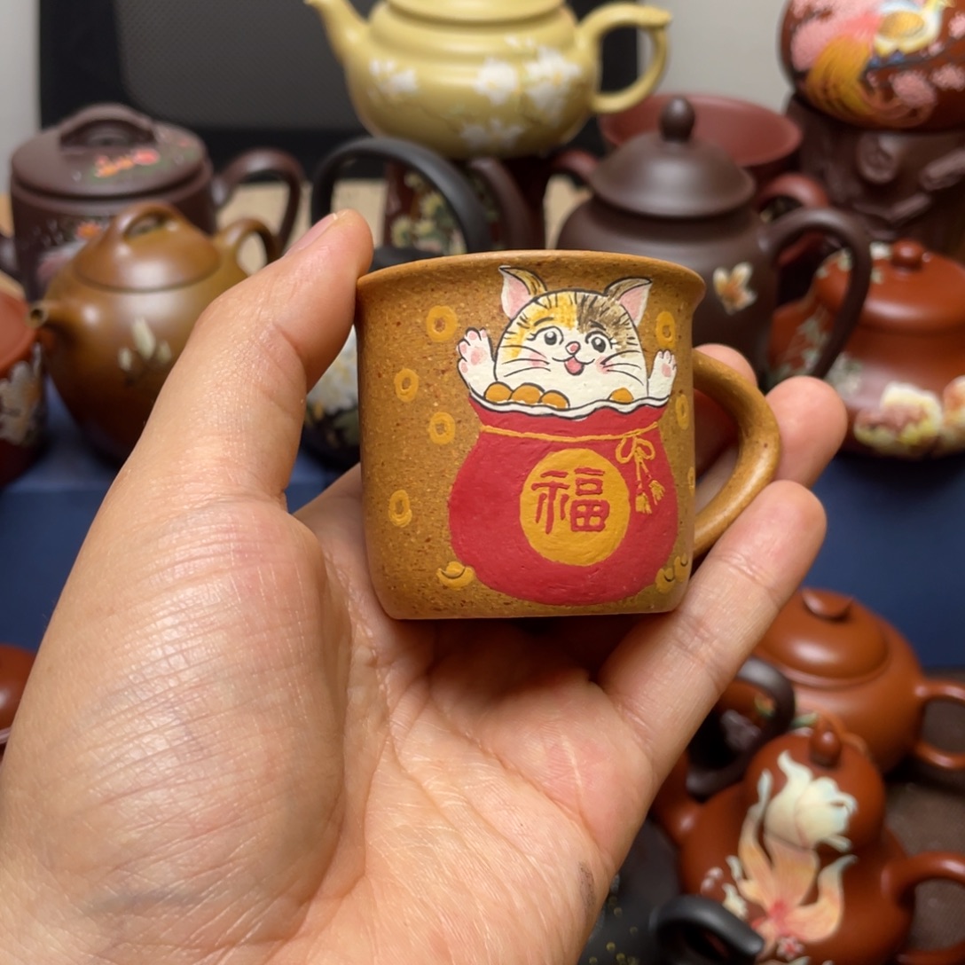 茶杯紫砂紫砂主人杯100cc