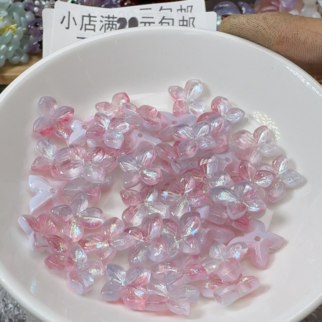 玻璃57号 立体蝴蝶绣球