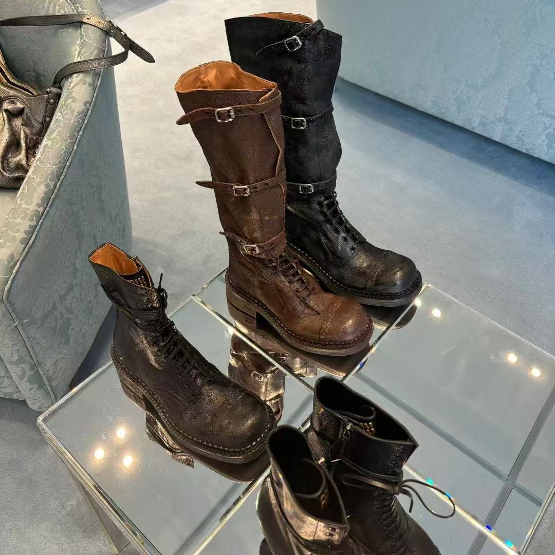 MM走秀款战马骑士靴