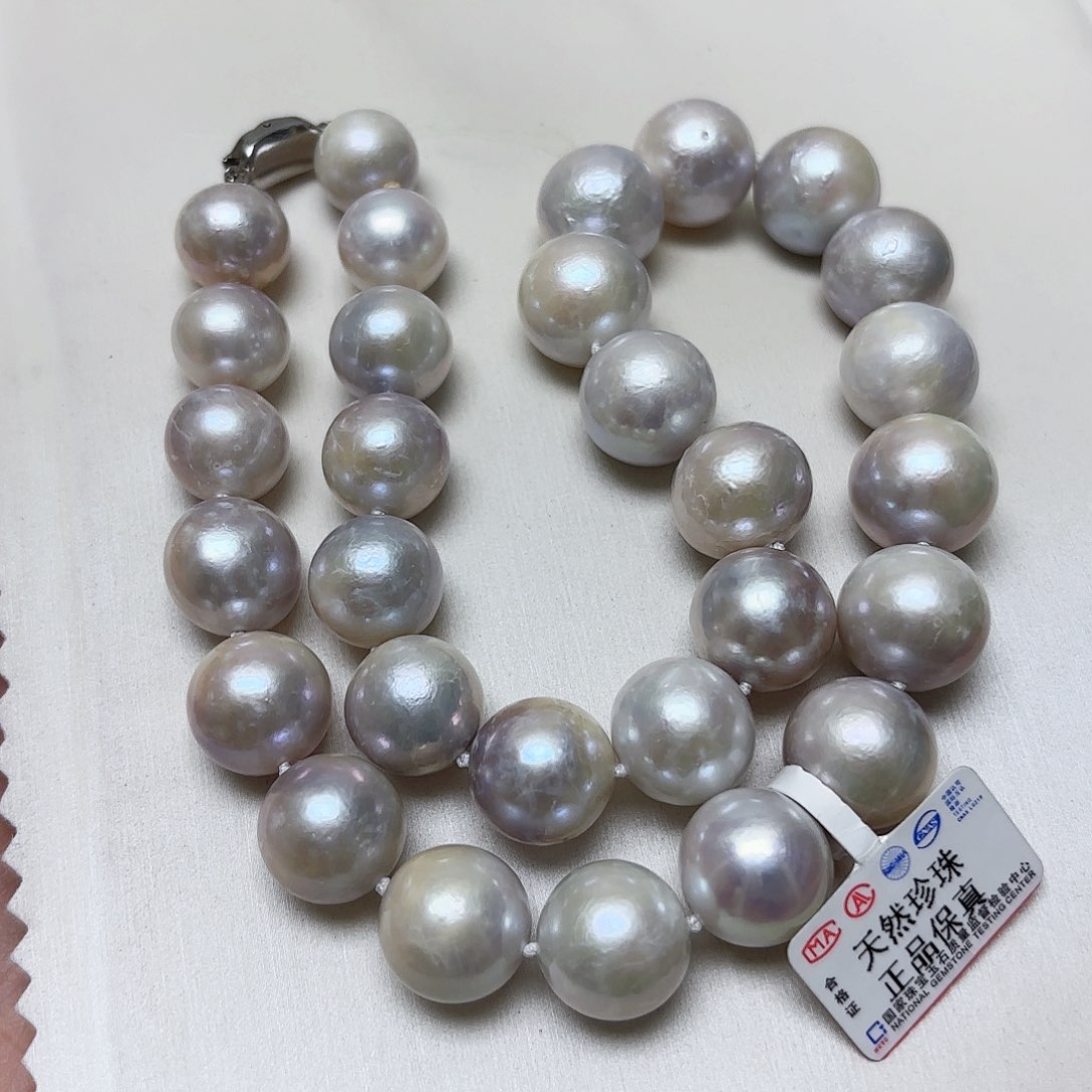 淡水珍珠颈饰未镶嵌12-15内 有核