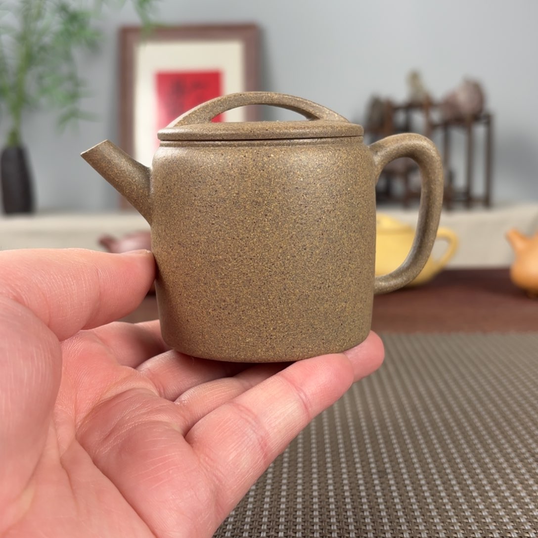 紫砂茶壶微瑕黄龙山原矿紫砂壶