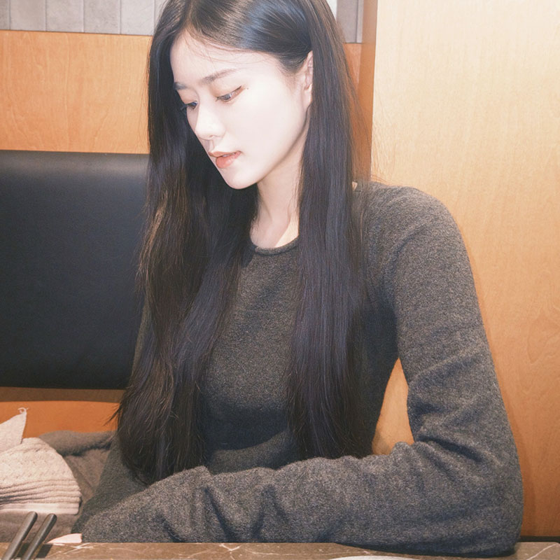 【小萱推荐】打底衫女内搭修身早秋2025新款高级感气质长袖针织上衣