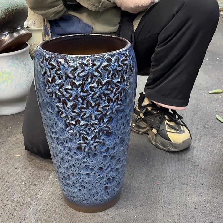 18×37 -粗陶花盆有孔-买买买