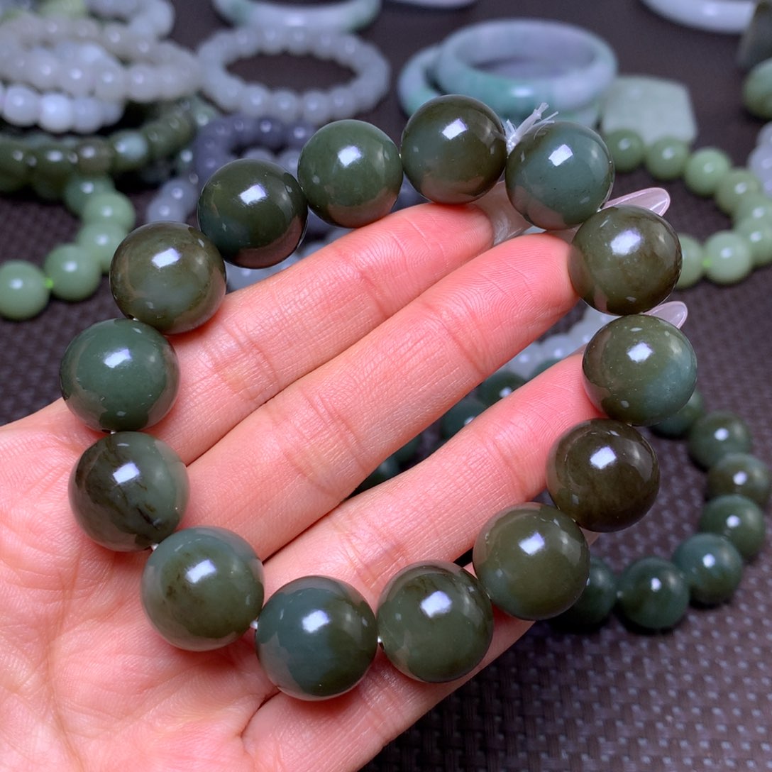 未镶嵌手串和田玉卡16